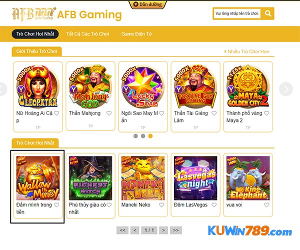 Hướng dẫn cách truy cập vào game nổ hũ AFB đắm mình trong tiền